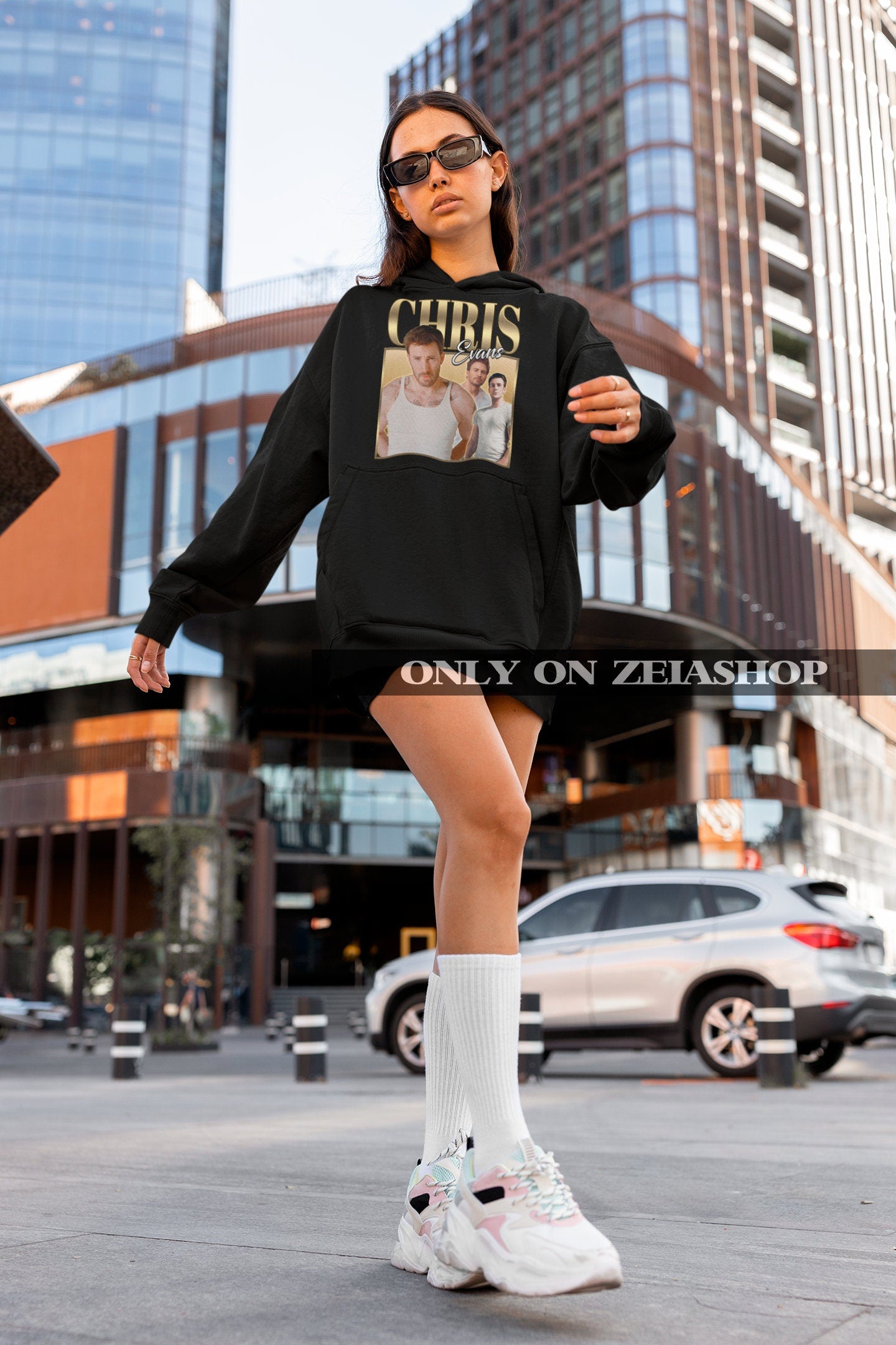 Retro Chris Evans Shirt - Chris Evans Hoodie & Sweatshirt - Chris Evans Fan T-shirt - Chris Evans Homage - Chris Evans Gift
