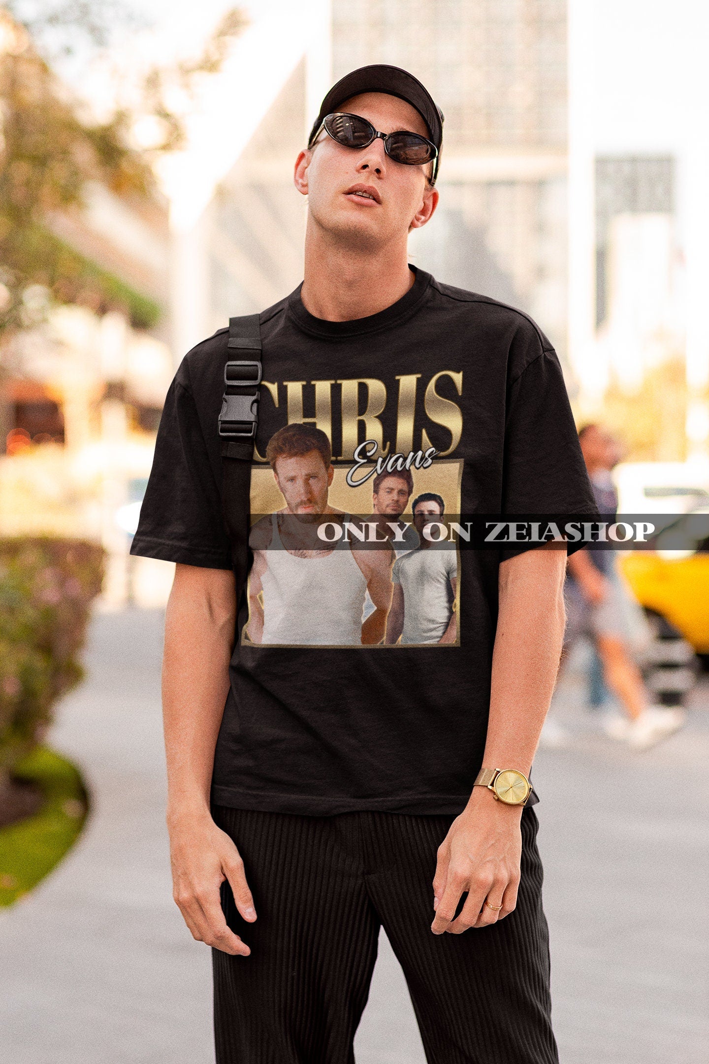 Retro Chris Evans Shirt - Chris Evans Hoodie & Sweatshirt - Chris Evans Fan T-shirt - Chris Evans Homage - Chris Evans Gift