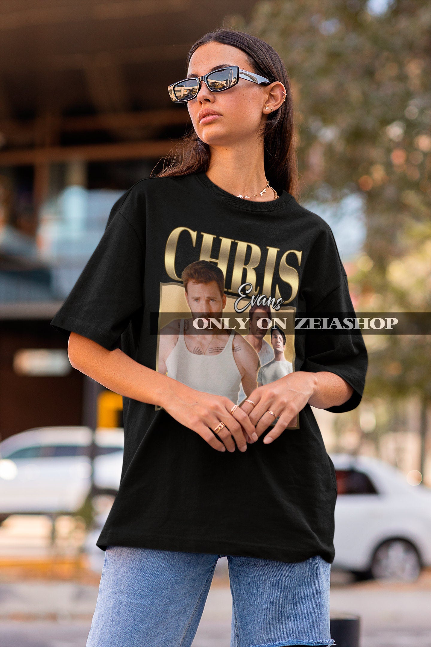 Retro Chris Evans Shirt - Chris Evans Hoodie & Sweatshirt - Chris Evans Fan T-shirt - Chris Evans Homage - Chris Evans Gift