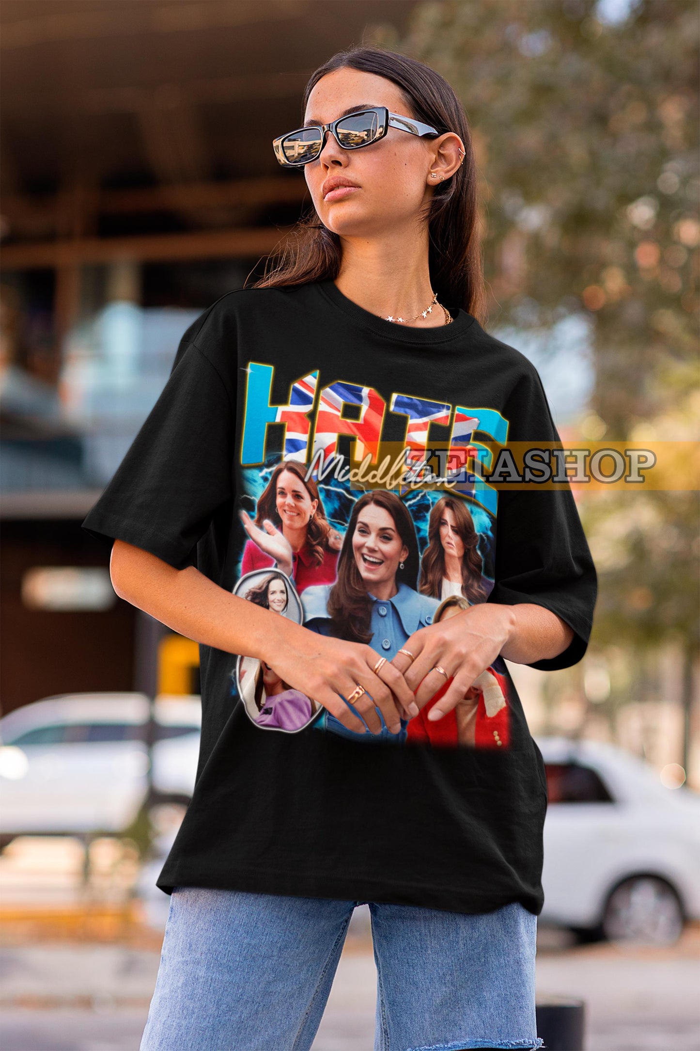KATE MIDDLETON Retro 90s Shirt - Kate Middleton Sweatshirt - Kate Middleton Homage - British Royal Family - Princess of Wales Tee
