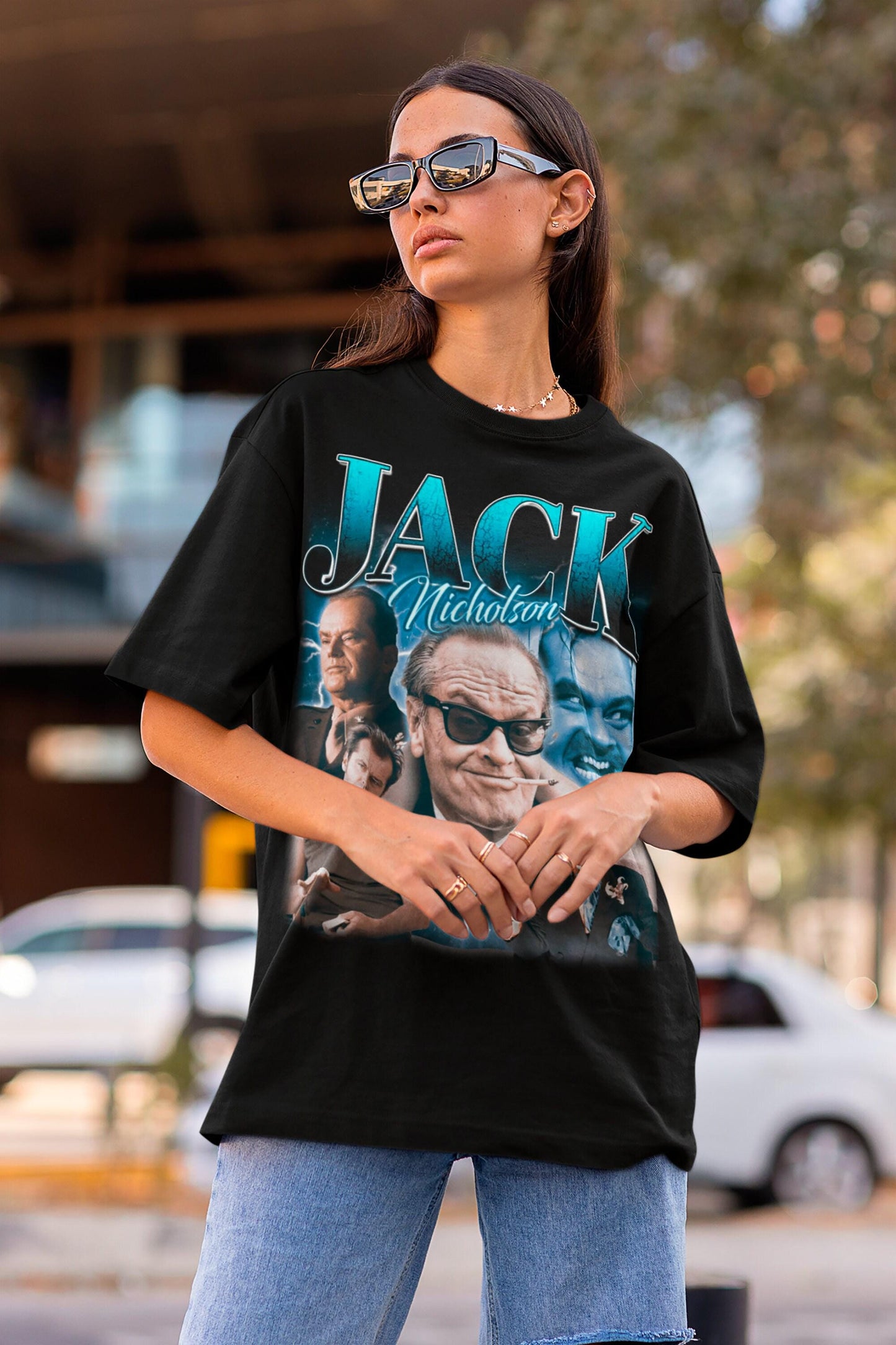 Jack Nicholson Retro 90s T-shirt - Jack Nicholson Sweatshirt - Jack Nicholson Merch - Jack Nicholson Gift for him or her - Jack Nicholson