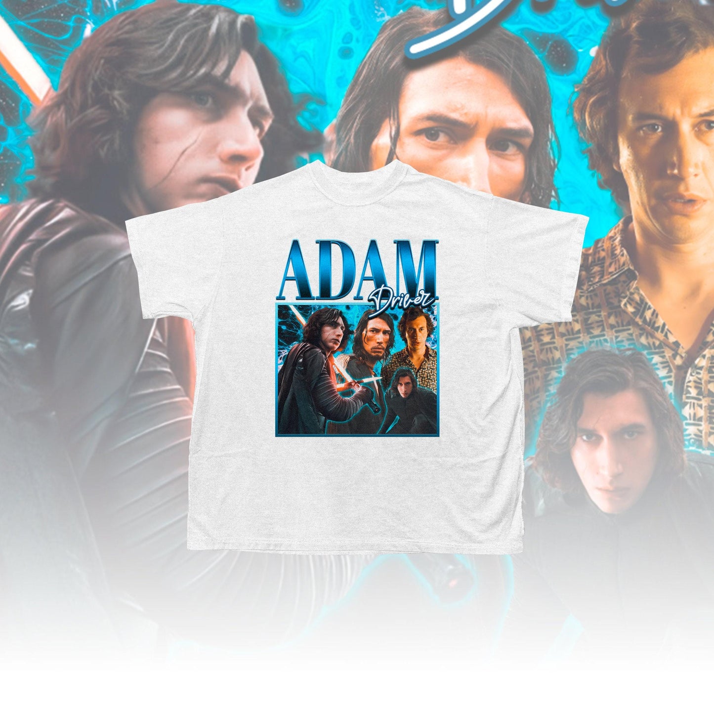 Adam Driver 90s Tee - Adam Driver Sweater - Adam Driver Fan Merch - Adam Driver Gift - Oscar Isaac Tee - Adam Driver 90S Shirt