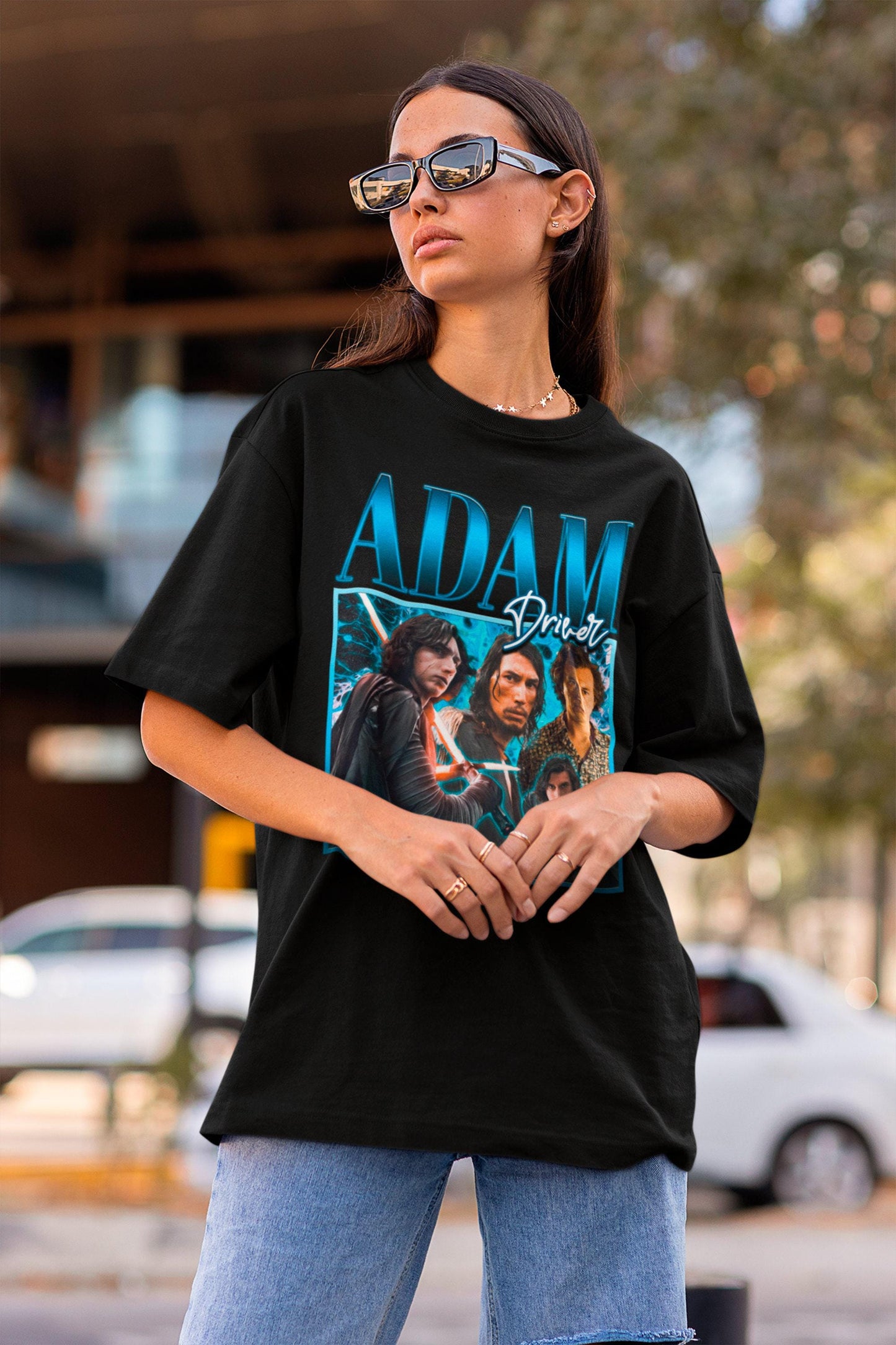Adam Driver 90s Tee - Adam Driver Sweater - Adam Driver Fan Merch - Adam Driver Gift - Oscar Isaac Tee - Adam Driver 90S Shirt