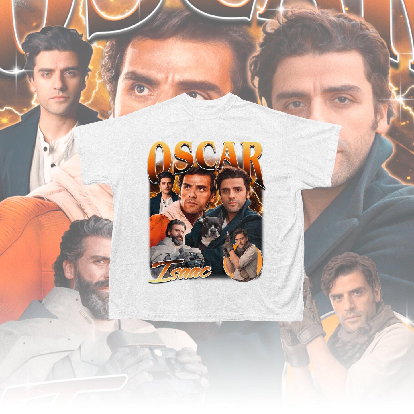 Oscar Isaac Retro Bootleg Shirt - Oscar Isaac 90s T-shirt - Oscar Isaac Fan Gift - Oscar Isaac Tribute Actor