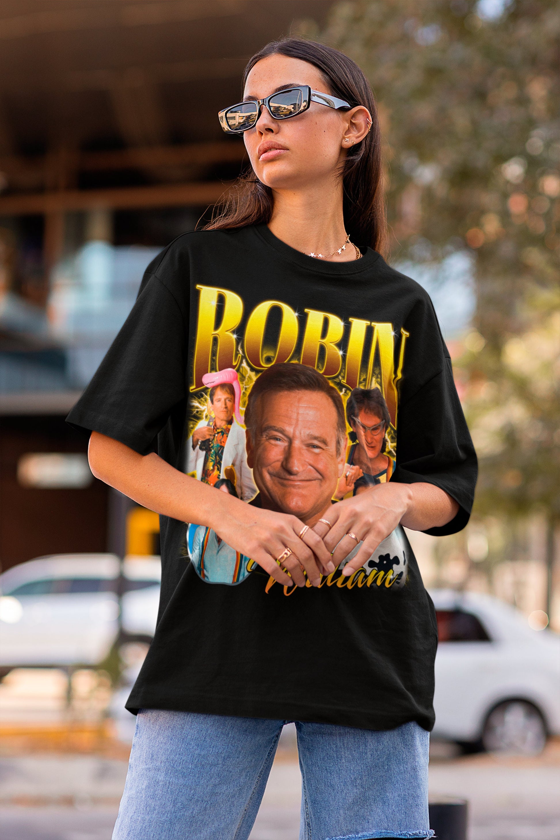 Retro Robin Williams T-shirt - Robin Williams Sweatshirt - Robin Williams Homage - Robin Williams Fan Merch - Robin Williams Tribute