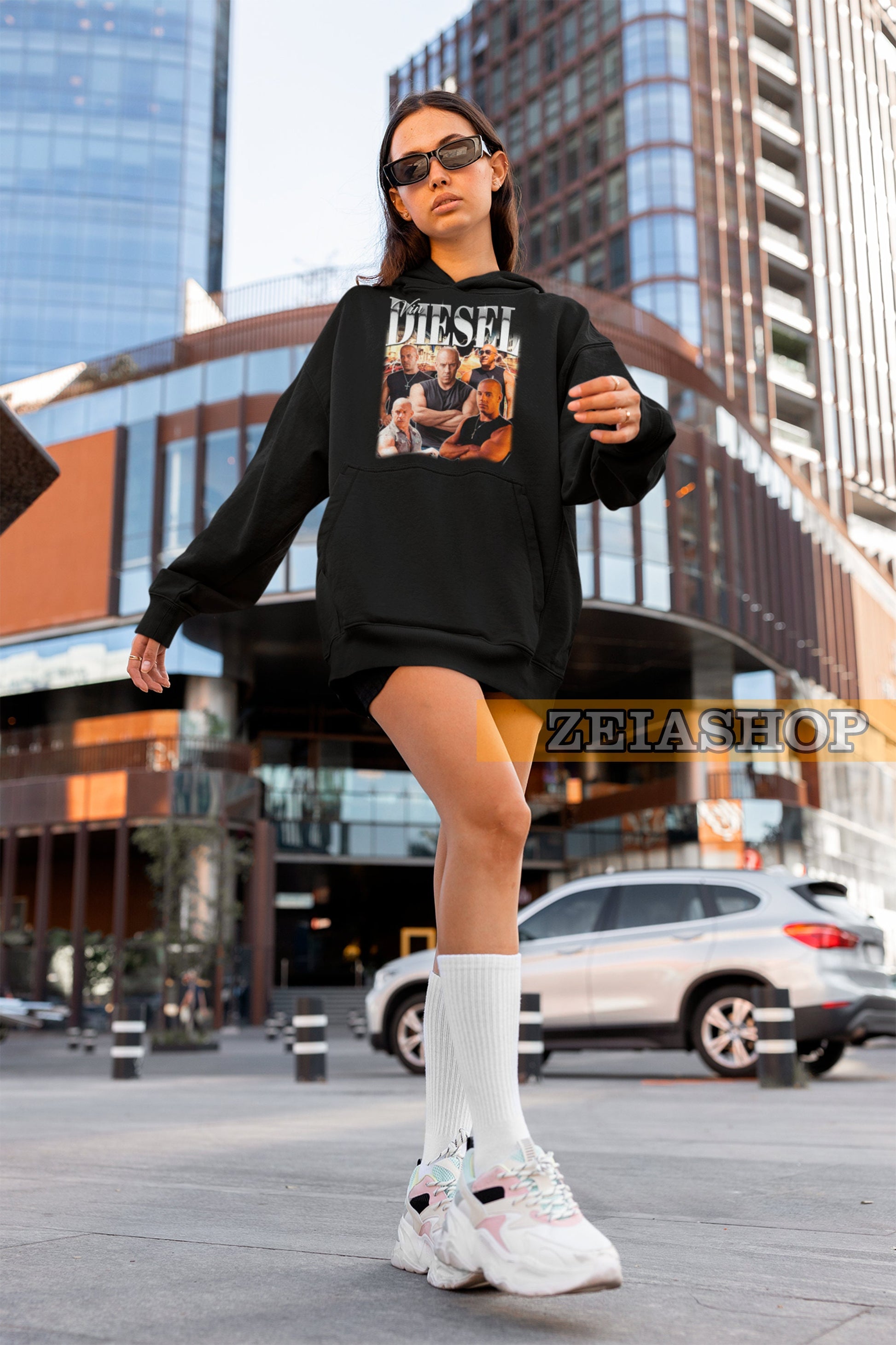 Retro Vin Diesel Shirt, Vin Diesel Retro 90s Sweatshirt, Vin Diesel Homage, Vin Diesel Fan Gift, Car Lover Shirt, Vin Diesel Tee