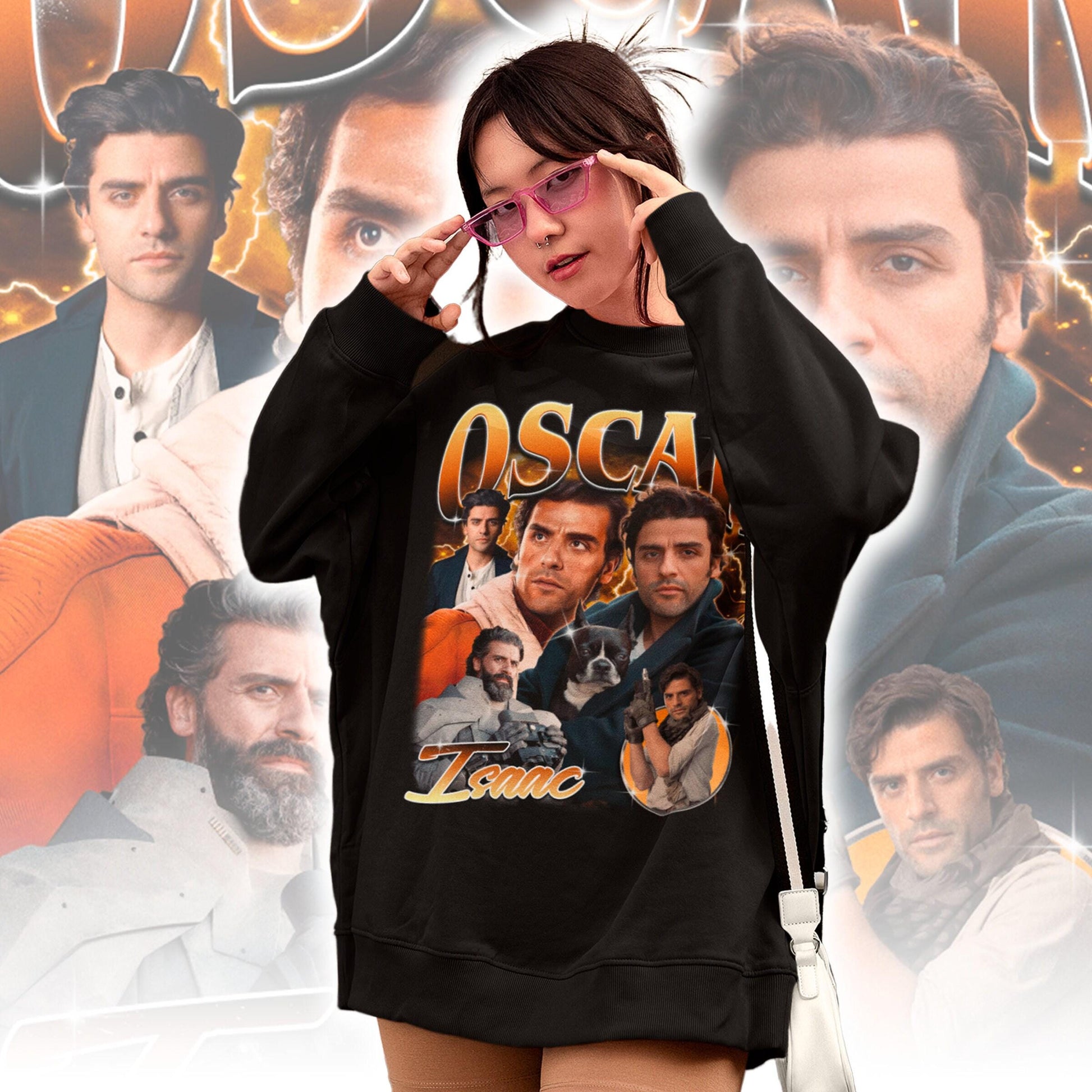 Oscar Isaac Retro Bootleg Shirt - Oscar Isaac 90s T-shirt - Oscar Isaac Fan Gift - Oscar Isaac Tribute Actor