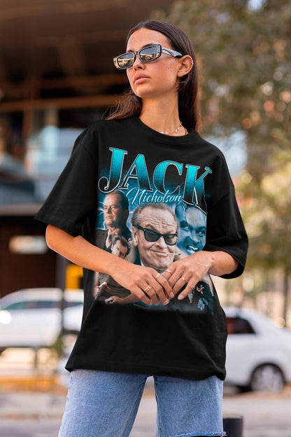 Jack Nicholson Retro 90s T-shirt - Jack Nicholson Sweatshirt - Jack Nicholson Merch - Jack Nicholson Gift for him or her - Jack Nicholson