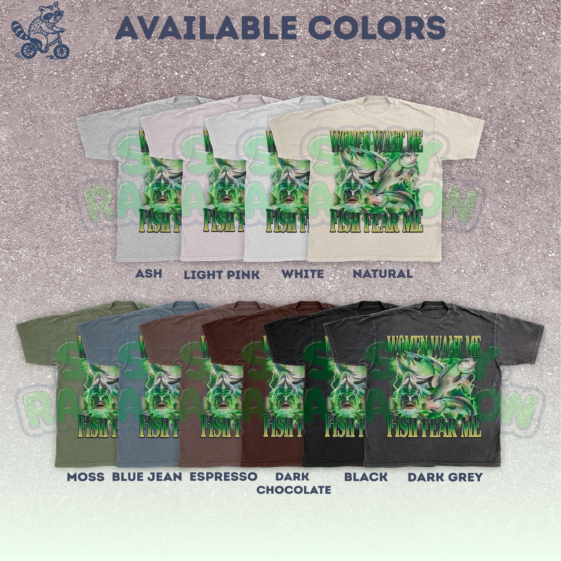 Funny fishing shirt for men featuring the phrase “Women Want Me Fish Fear Me” with bold green bass fish graphics in a retro 90s style. Perfect ironic meme tee for boyfriend, dad, or outdoorsy guy with a sense of humor. Ideal gift for Father&#39;s Day, birthdays, or cringe-loving meme fans. Eye-catching vintage-style design with outdoor aesthetic and masculine humor appeal.
