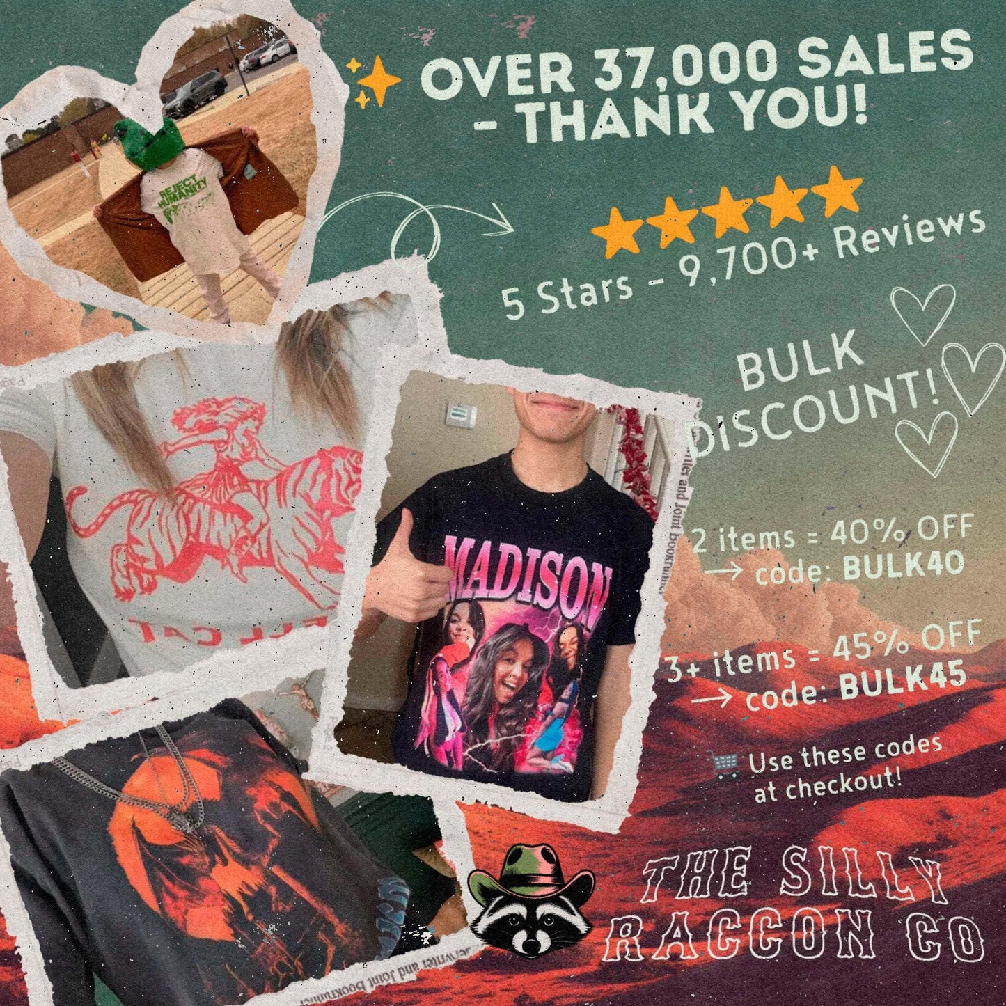 a collage of photos of a man holding a shirt