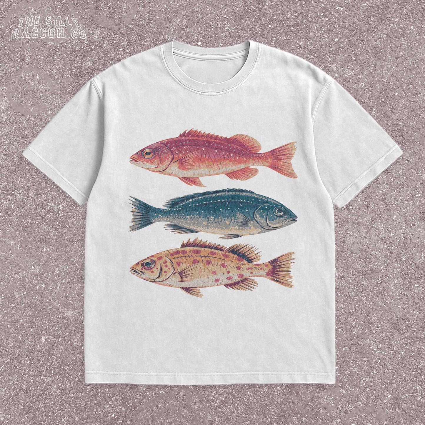 Vintage Fish Shirt Nature Lover Gift for Men Women Retro Fishing T-Shirt Outdoors Marine Biology Tee Comfort Colors Sea Life Retro Top